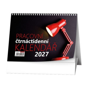 Stolní kalendář 2027 Pracovní čtrnáctidenní