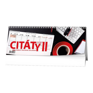 Stolní kalendář 2027 Citáty II