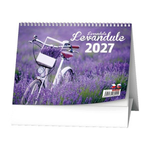 Stolní kalendář 2027 Levandule