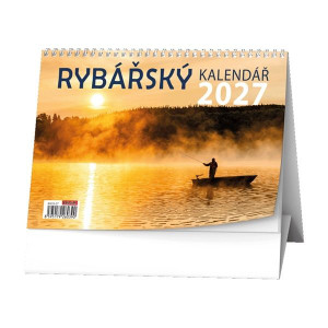 Stolní kalendář 2027 Rybářský
