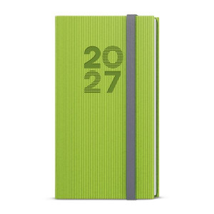 Týdenní kapesní diář 2027 Vigo - zelený