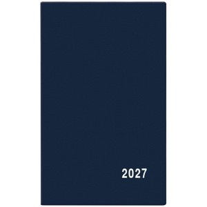 Týdenní diář 2027 PVC - modrý