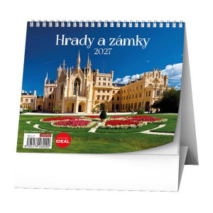 Stolní kalendář 2027 Hrady a zámky