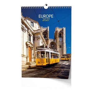 Nástěnný kalendář 2027 Europe