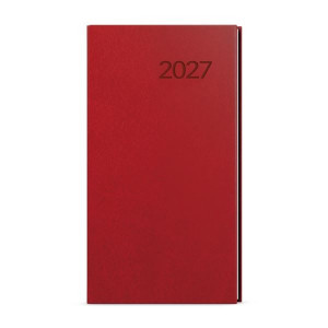 Týdenní kapesní diář 2027 Vivella - bordó