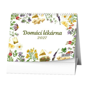 Stolní kalendář 2027 Domácí lékárna