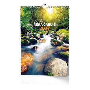 Nástěnný kalendář 2027 Řeka čaruje