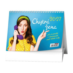 Stolní kalendář 2027 Chytrá žena