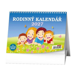 Stolní kalendář 2027 Rodinný