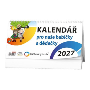 Stolní kalendář 2027 Pro naše babičky a dědečky