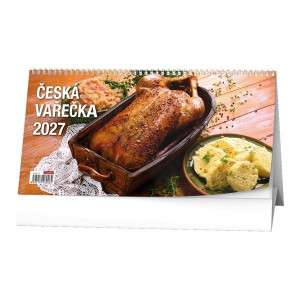 Stolní kalendář 2027 Česká vařečka