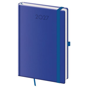 Týdenní diář 2027 Print Plus - A5, modrý
