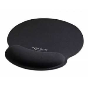 Delock Ergonomická podložka pod myš s gelovou opěrkou zápěstí