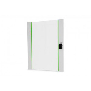 Digitus Skleněné přední dveře pro 16U nástěnné skříňky otočná páka s profilem půl válce, klíč, šedá