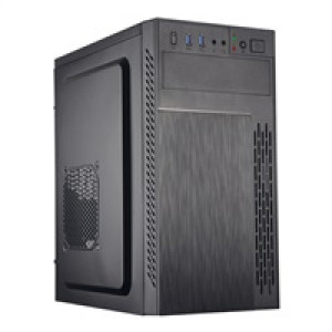 EUROCASE skříň ML M6-505B, Mini Tower, 1xUSB-C, 2x USB 3.0, 2x audio, bez zdroje