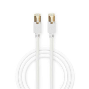 Nedis CCGB85221WT50 - CAT6 S/FTP Síťový Kabel | RJ45 (8P8C) Zástrčka – RJ45 (8P8C) Zástrčka | 5 m | Bílá barva
