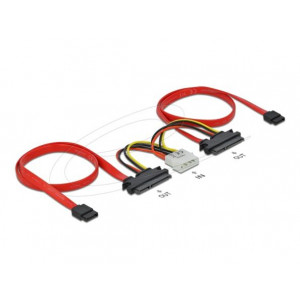 Delock Kabel HDD SATA All-in-One (50 cm) pro 2 HDD