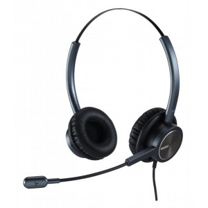 WELL Mairdi MRD-809DB, náhlavka dvouušní, pearl blue