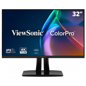 ViewSonic VP3256-4K / 32"/ IPS/ 16:9/ 3840x2160/ 5ms/ 350cd/m2/ DP/ HDMI/ 2xUSB-A/ USB-B / USB-C PD-100W/ PIVOT/ Repro