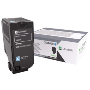 Lexmark CX/CS/ 727,728  CyanToner Cartridge 75B0020 - 10 000 str.