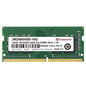 Transcend paměť 16GB (JetRam) SODIMM DDR4 2666 2Rx8 CL19