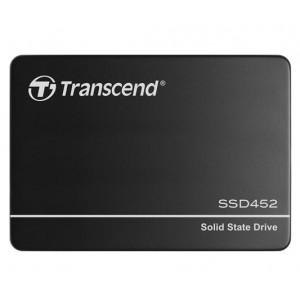 TRANSCEND SSD452K 512GB Industrial (3K P/E) SSD disk 2.5" SATA3, 3D TLC, Aluminium case, 560MB/s R, 520 MB/W, černý