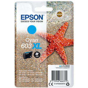 EPSON cartridge T03A2 cyan XL (hvězdice)