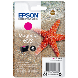 EPSON cartridge T03U3 magenta (hvězdice)