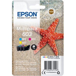 EPSON cartridge T03U5 (cyan/magenta/yellow) multipack (hvězdice)