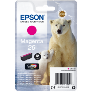 EPSON cartridge T2613 magenta (lední medvěd)