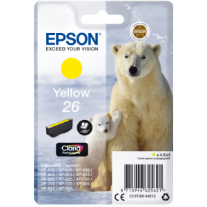 EPSON cartridge T2614 yellow (lední medvěd)