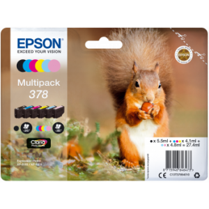 EPSON cartridge T3788 (black/cyan/light cyan/yellow/magenta/light magenta) multipack (veverka)