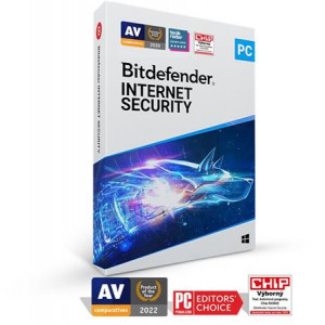 Bitdefender Internet Security 3 zařízení na 1 rok
