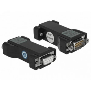 Delock Konvertor z 1 x sériového rozhraní RS-232 DB9 samice na 1 x sériové rozhraní TTL / CMOS 5 V DB9 samec s ochranou 