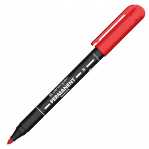 Permanentní popisovač Centropen 2836, červený