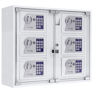 Sestava sejfů KEY SYSTEM 6 OUTDOOR - 6 ks sejfů, e
