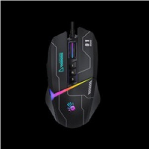 A4tech Bloody Myš W60 Max Activated, podsvícená herní myš, 12000 DPI, USB, Černá