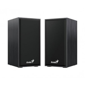 GENIUS repro SP-HF180, 2.0, 6W, USB napájení, 3,5mm jack, dřevěné, černé