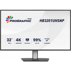 iiyama ProGraphic/HB3201UHSNP-B1/31,5"/IPS/4K UHD/60Hz/4ms/Černá/3R