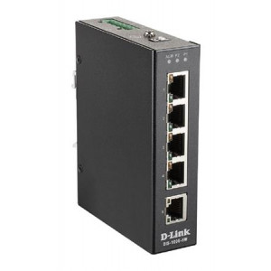 D-Link DIS-100E-5W 5 Port Unmanaged Switch with 5 x 10/100 BaseT(X) ports