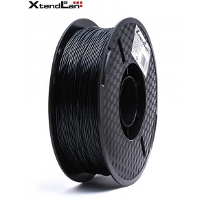 XtendLAN TPU filament 1,75mm průhledný černý 1kg