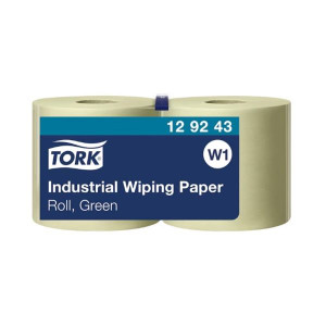Průmyslová utěrka Tork Advanced W1, zelená, 2 role