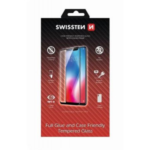 SWISSTEN OCHRANNÉ SKLO CASE FRIENDLY HUAWEI P SMART 2019/HONOR 10 LITE ČERNÉ