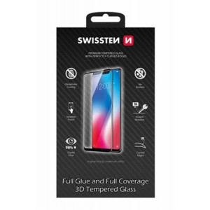 SWISSTEN OCHRANNÉ SKLO ULTRA DURABLE 3D APPLE IPHONE 11 ČERNÉ