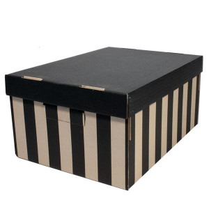 Úložná krabice BIG BOX s víkem 28x18x37 cm, 2 ks
