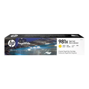 HP PageWide Cartridge 981X/Yellow/10 000 stran