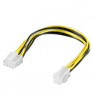 PremiumCord Redukce napájení 8 pin/Male zdroj na P4 4pin/Female