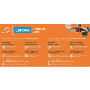 Lenovo rozšíření záruky Lenovo CONS/SMB NTB řady V   PREMIUM CARE 2r on-site NBD (z 2r carry-in)