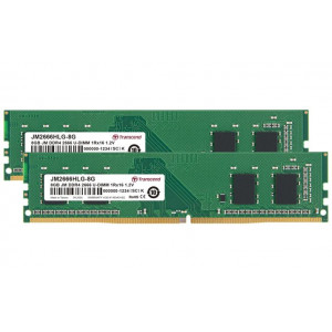 Transcend paměť 16GB DDR4 2666 U-DIMM (JetRam) KIT (2x8GB) 1Rx16 CL19