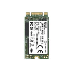 TRANSCEND MTS400 256GB SSD disk M.2 2242, SATA III 6Gb/s (MLC), 530MB/s R, 470MB/s W, tray